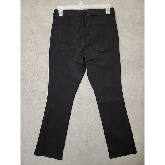 Old Navy Kicker Boot-Cut Jeans Womens 12 Black High Rise Stretch NEW - Picture 4 of 8